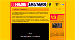 Desktop Screenshot of clermontjeunes.tv